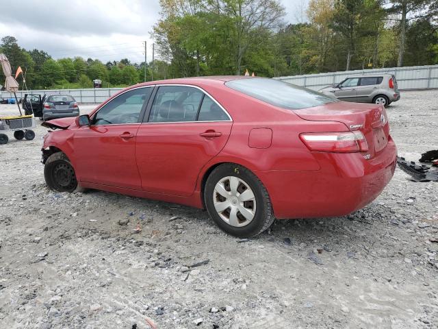 4T1BE46K27U089319 - 2007 TOYOTA CAMRY CE RED photo 2
