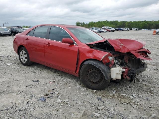 4T1BE46K27U089319 - 2007 TOYOTA CAMRY CE RED photo 4