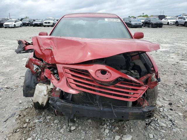 4T1BE46K27U089319 - 2007 TOYOTA CAMRY CE RED photo 5