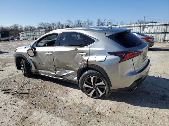 JTJBARBZ8J2164783 - 2018 LEXUS NX 300 BASE ვერცხლისფერი ფოტო 2