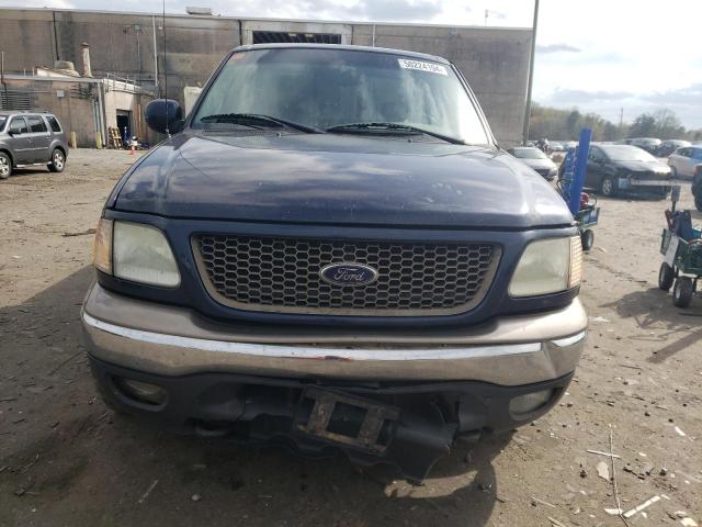 2FTRX18L82CB01760 - 2002 FORD F150 BLUE photo 5