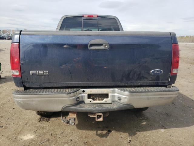 2FTRX18L82CB01760 - 2002 FORD F150 BLUE photo 6