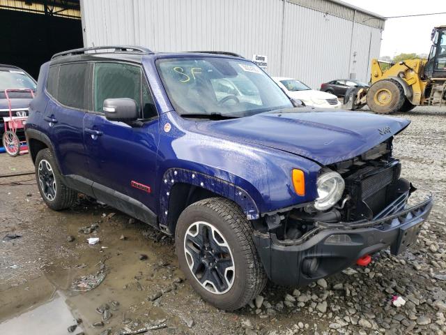 ZACCJBCT1GPE35982 - 2016 JEEP RENEGADE TRAILHAWK BLUE photo 4