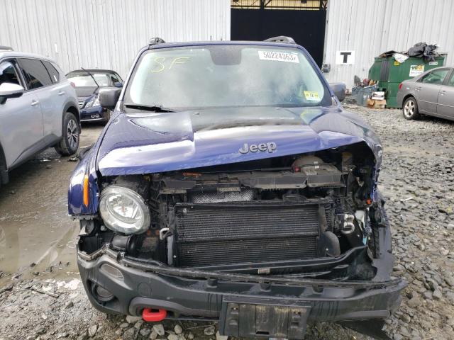 ZACCJBCT1GPE35982 - 2016 JEEP RENEGADE TRAILHAWK BLUE photo 5