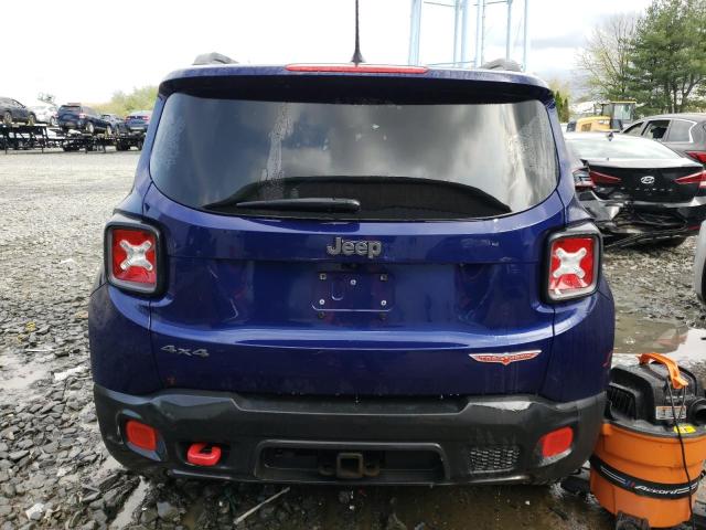 ZACCJBCT1GPE35982 - 2016 JEEP RENEGADE TRAILHAWK BLUE photo 6