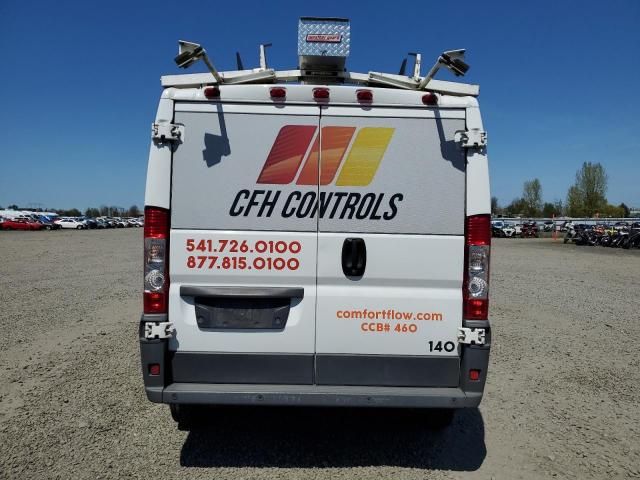 3C6TRVAG8EE118542 - 2014 RAM PROMASTER 1500 STANDARD WHITE photo 6