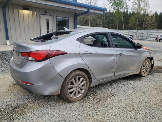 5NPDH4AE8FH548786 - 2015 HYUNDAI ELANTRA SE SILVER photo 3