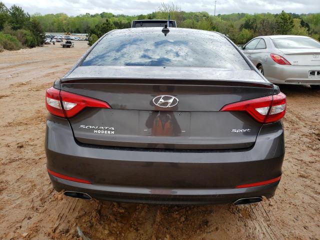 5NPE34AF6HH482320 - 2017 HYUNDAI SONATA SPORT BROWN photo 6