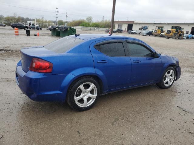 1C3CDZCB9DN554055 - 2013 DODGE AVENGER SXT BLUE photo 3