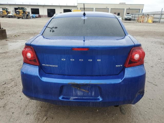 1C3CDZCB9DN554055 - 2013 DODGE AVENGER SXT BLUE photo 6