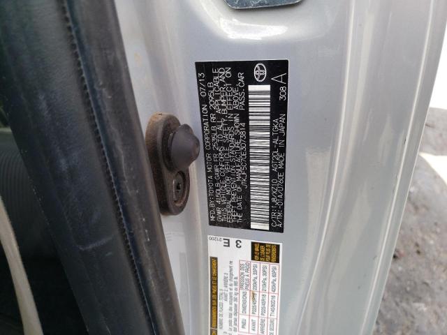 JTKJF5C70E3073814 - 2014 TOYOTA SCION TC 银色 照片 12