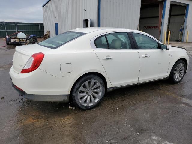 1LNHL9DK9DG600888 - 2013 LINCOLN MKS WHITE photo 3