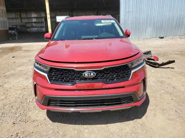 KNDRG4LG1M5054046 - 2021 KIA SORENTO S RED photo 5