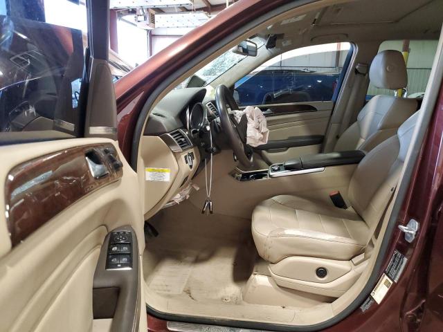 4JGDA5HB2DA116698 - 2013 MERCEDES-BENZ ML 350 4MATIC BURGUNDY photo 7