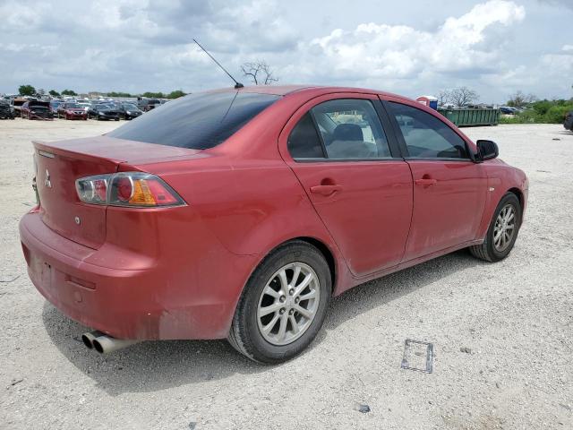 JA32U2FU8CU008149 - 2012 MITSUBISHI LANCER ES/ES SPORT RED photo 3