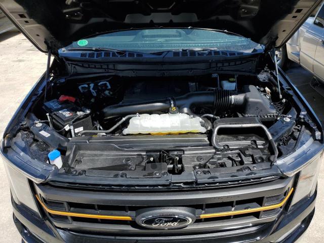 1FTEW1E80NFC14824 - 2022 FORD F150 SUPERCREW BLACK photo 11