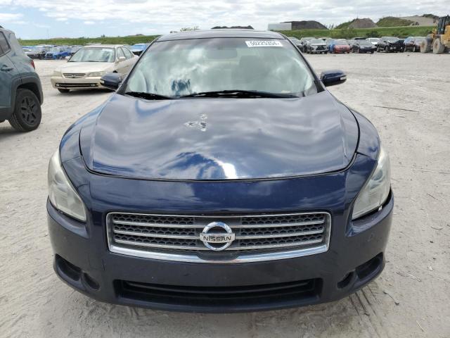 1N4AA5AP7EC470662 - 2014 NISSAN MAXIMA S BLUE photo 5