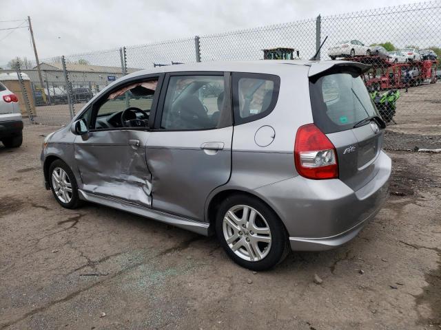 JHMGD38638S024644 - 2008 HONDA FIT SPORT SILVER photo 2