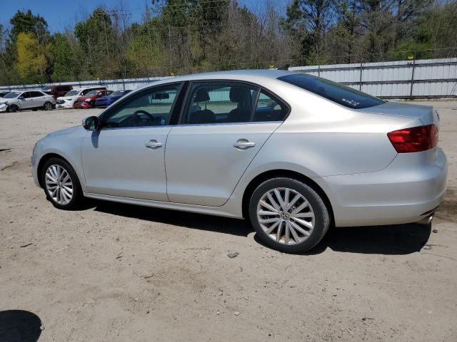 3VWLX7AJ9BM112303 - 2011 VOLKSWAGEN JETTA SEL SILVER photo 2