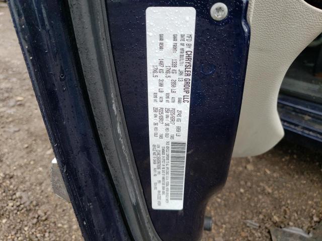 2C4RC1BG0DR670206 - 2013 CHRYSLER TOWN & COU TOURING 蓝色 照片 13