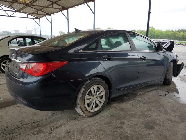 5NPEB4AC1BH217434 - 2011 HYUNDAI SONATA GLS BLUE photo 3