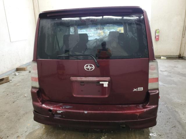 JTLKT324650197771 - 2005 TOYOTA SCION XB BURGUNDY photo 6