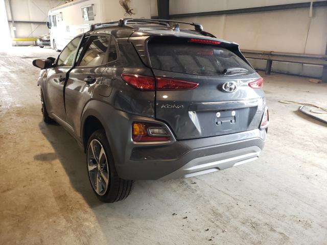 KM8K5CA55LU583146 - 2020 HYUNDAI KONA ULTIMATE GRAY photo 3