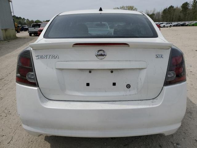 3N1AB6AP5CL634847 - 2012 NISSAN SENTRA 2.0 WHITE photo 6