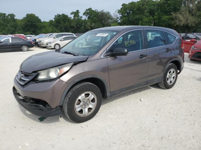 3CZRM3H34DG710705 - 2013 HONDA CR-V LX GRAY photo 1