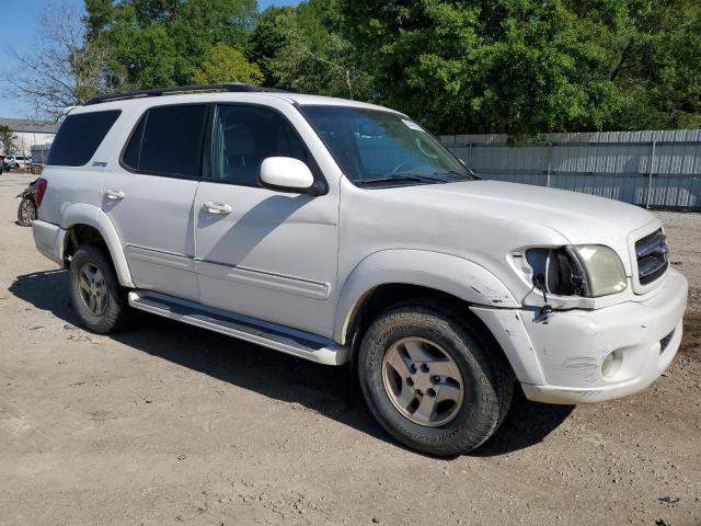 5TDZT38A92S090214 - 2002 TOYOTA SEQUOIA LIMITED WHITE photo 4