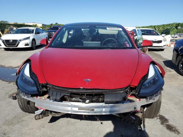 5YJ3E1EB3NF178332 - 2022 TESLA MODEL 3 RED photo 5