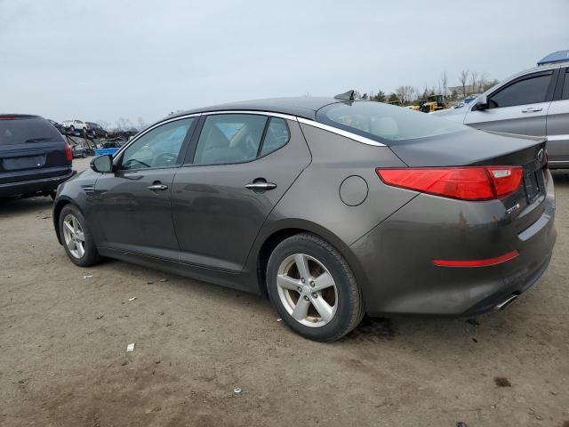 5XXGM4A75EG317543 - 2014 KIA OPTIMA LX GRAY photo 2