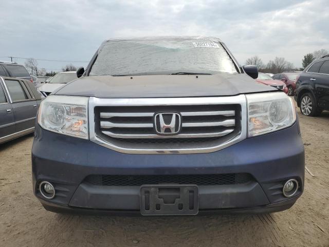 5FNYF4H55DB018056 - 2013 HONDA PILOT EXL BLUE photo 5