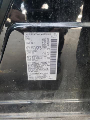 5N1DR2MM6HC655401 - 2017 NISSAN PATHFINDER S BLACK photo 14