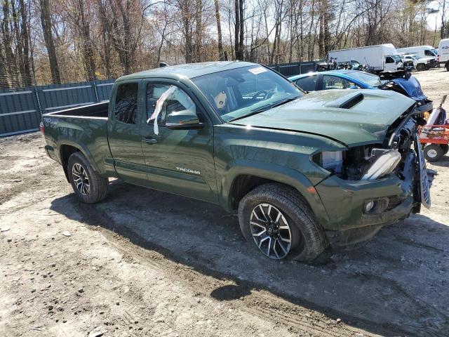 3TYSZ5AN1MT030007 - 2021 TOYOTA TACOMA ACCESS CAB მწვანე ფოტო 4