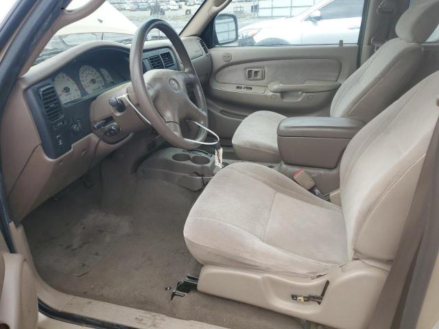 5TEGN92NX2Z085915 - 2002 TOYOTA TACOMA DOUBLE CAB PRERUNNER GOLD photo 7