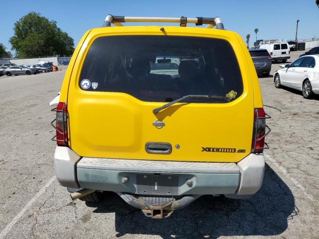 5N1ED28YX1C538300 - 2001 NISSAN XTERRA XE YELLOW photo 6