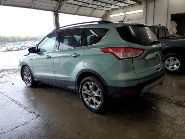 1FMCU0HX7DUB20696 - 2013 FORD ESCAPE SEL TURQUOISE photo 2