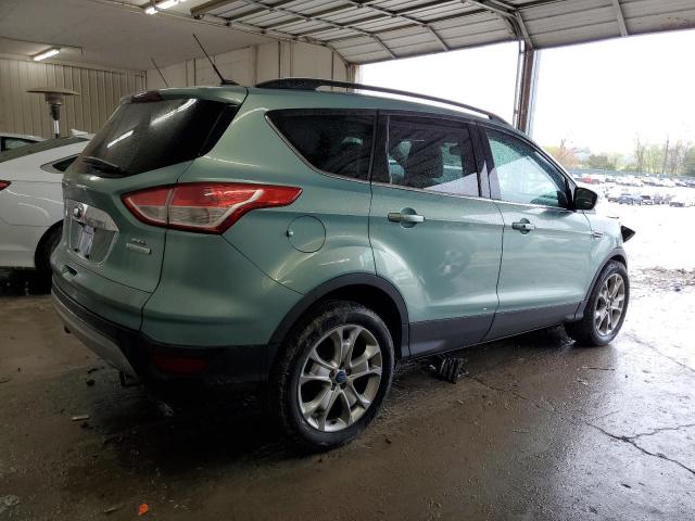 1FMCU0HX7DUB20696 - 2013 FORD ESCAPE SEL TURQUOISE photo 3