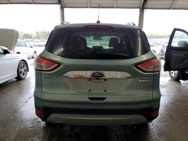 1FMCU0HX7DUB20696 - 2013 FORD ESCAPE SEL TURQUOISE photo 6