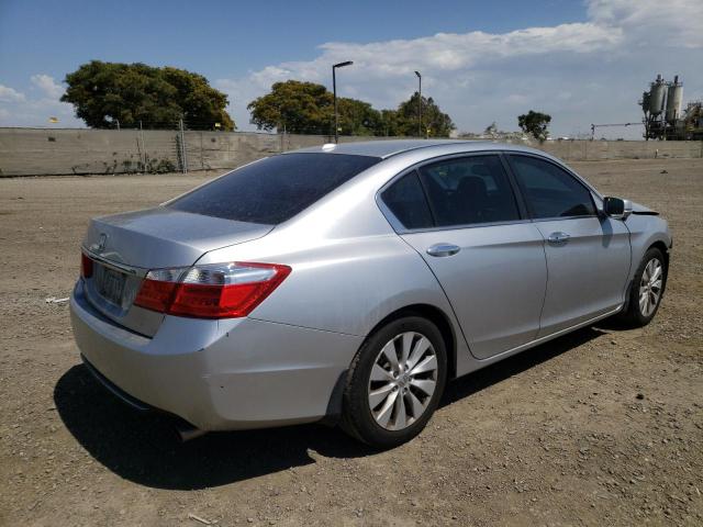 1HGCR2F87DA191476 - 2013 HONDA ACCORD EXL SILVER photo 4