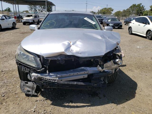 1HGCR2F87DA191476 - 2013 HONDA ACCORD EXL SILVER photo 9