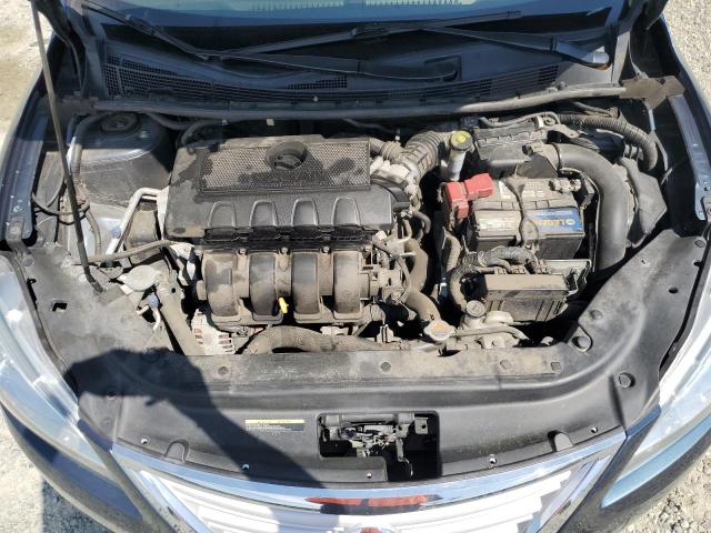 3N1AB7AP6FY331346 - 2015 NISSAN SENTRA S BLUE photo 11