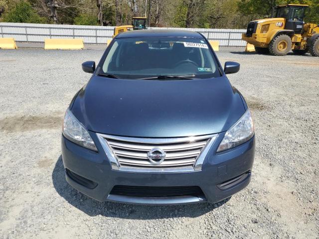 3N1AB7AP6FY331346 - 2015 NISSAN SENTRA S BLUE photo 5