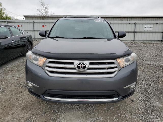 5TDZK3EH6CS080391 - 2012 TOYOTA HIGHLANDER BASE GRAY photo 5