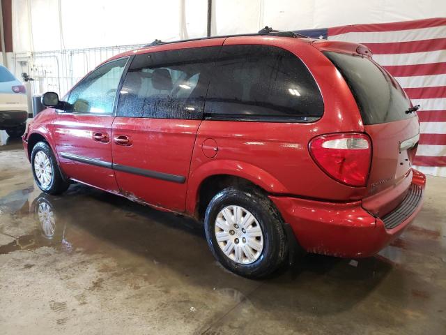 1C4GP45R25B352131 - 2005 CHRYSLER TOWN & COU წითელი ფოტო 2