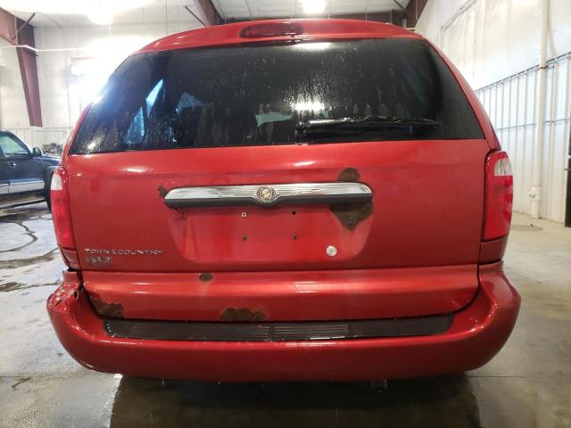 1C4GP45R25B352131 - 2005 CHRYSLER TOWN & COU წითელი ფოტო 6