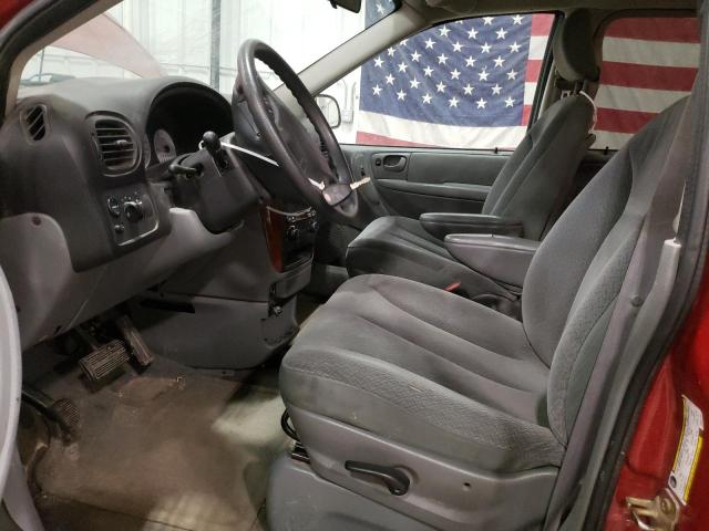 1C4GP45R25B352131 - 2005 CHRYSLER TOWN & COU წითელი ფოტო 7