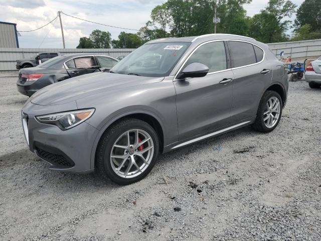 ZASPAKBN9M7C99413 - 2021 ALFA ROMEO STELVIO TI SILVER photo 1