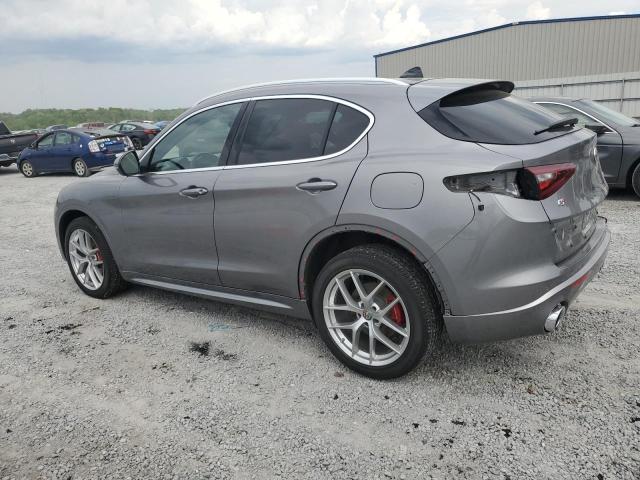 ZASPAKBN9M7C99413 - 2021 ALFA ROMEO STELVIO TI SILVER photo 2